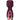 Zola Rechargeable Silicone Mini Wand - Burgundy/Rose Gold