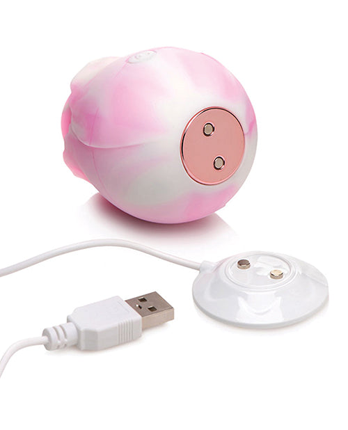 Gossip Cum Into Bloom Suction Rose - Pink Swirl Adult Toy Box Gossip Cum Into Bloom Suction Rose - Pink Swirl Adult Toy Box