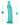 Blush B Yours Plus 8" Roar n Ride Dildo - teal