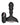Gender Fluid Shake Anal Vibe with Remote - Black