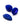 B-Vibe Vibrating Jewel Plug L/XL - Blue Sapphire