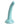 Dillio Platinum 5" Curious Five Silicone Dildo - Teal