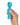 Femme Funn Ultra Mini Wand Vibrator - Turquoise