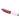 Vibra-Glass 10x Dual Ended Smooth Silicone/Glass Vibrator - Rose