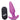 Bang! 21X Vibrating Silicone Butt Plug - Purple