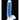 Lollicock 7" Glow In The Dark Silicone Dildo & Balls - Blue