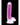 Lollicock 7" Glow In The Dark Silicone Dildo & Balls - Purple