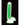 Lollicock 7" Glow In The Dark Silicone Dildo & Balls - Green