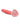 Simply Sweet 7" Wavy Silicone Dildo - Pink/White