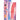 Simply Sweet 7" Wavy Silicone Dildo - Pink/White