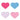 Pretty Pasties Heart II Assorted - 4 Pair