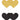 Pretty Pasties Glitter Hearts Black/Gold - 2 Pair