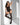 Floral Fishnet Bodice, Garters & Thigh High Stockings Black O/S