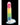 Lollicock 7" Glow In The Dark Silicone Dildo & Balls - Rainbow