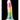 Lollicock 7" Glow In The Dark Silicone Dildo - Rainbow