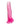 King Cock Clear 8" Cock with Balls - Pink