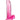 King Cock Clear 7" Cock with Balls - Pink