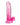 King Cock Clear 7" Cock with Balls - Pink