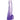 King Cock Clear 10" Cock with Balls - Purple