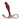 Zini Janus Lamp Iron Prostate Massager - Small Maroon