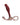 Zini Janus Lamp Iron Prostate Massager - Small Maroon