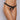 Adore Peach-y Lace & Mesh Open Panty Black O/S