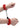Shots Ouch Furry Pleasure Handcuffs - Red