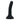 Wet for Her Five Flat Base Dildo - Small - Black Noir