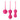 Je Joue Ami Kegel Ball Set - Fuchsia