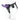 Pegasus 6" Rechargeable Curved Peg w/Adjustable Harness & Remote Set - Purple