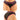 Thicc Athletic Mesh Boy Brief & Lace Thong Black/Pink Queen