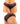 Thicc Athletic Mesh Boy Brief & Lace Thong Black/Pink Queen