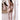 Sheer Fantasy High Neck Floral Lace Gartered Bodystocking & Panty Light Pink O/S