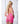 Lace Tube Dress - Hot Pop Pink - One Size
