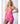 Lace Tube Dress - Hot Pop Pink - One Size