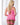 Open Babydoll Teddy - Pink Neon - One Size