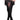 Kix'ies Keila Semi Opaque Fringe Thigh High Black C