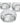Hunky Junk HUJ3 Pack Cockrings - Clear Ice