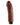 King Cock 8" Vibrating Cock - Brown