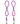 Bijoux De Nip Nipple Halos Flower Charm - Purple