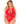 Red Pink Lipstick Low Blow Cut Out Plus Size Bodysuit 