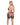 Black Pink Lipstick Sunset Glow Halter Bra & Bike Short 