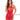 Back 2 Basixxx Hi Neck Dress Red - One Size