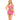 All You Need Cut Out Dress Neon Pink O/S