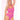 Pink Lipstick All Access Pass Bodystocking Pink O/S