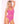 Pink Lipstick All Access Pass Bodystocking Pink O/S