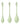 Satisfyer Yoni Power 2 Balls Training Set - Light Green