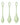 Satisfyer Yoni Power 2 Balls Training Set - Light Green