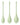 Satisfyer Yoni Power 2 Balls Training Set - Light Green