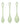 Satisfyer Yoni Power 2 Balls Training Set - Light Green